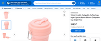 Vasos de silicona alimentaria en Walmart