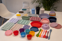 Amplia gama de productos de silicona alimentaria personalizados para empresas.